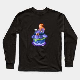 Halloween Bat Cake Long Sleeve T-Shirt